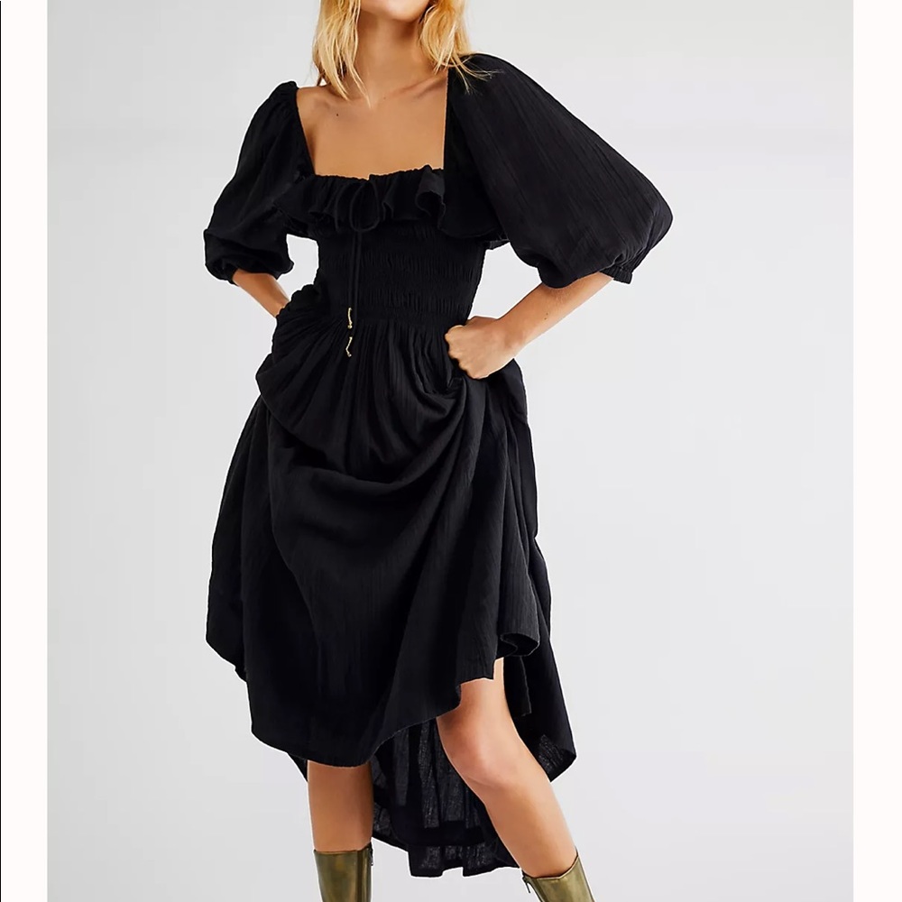 Free People Oasis MIDI Dress